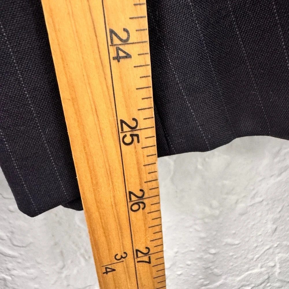 Brooks Brothers Made to Measure Navy Pinstripe Blazer Mens USA Union Made Wool